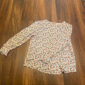 LOFT Floral Blouse